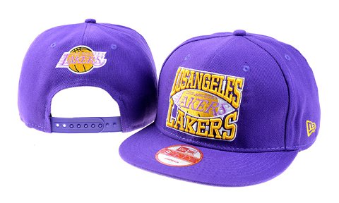Los Angeles Lakers NBA Snapback Hat 60D05